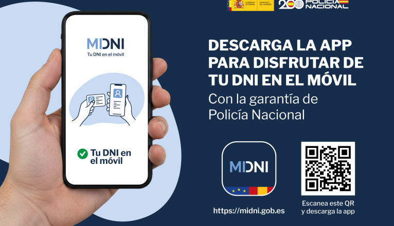 MiDNI en móvil.