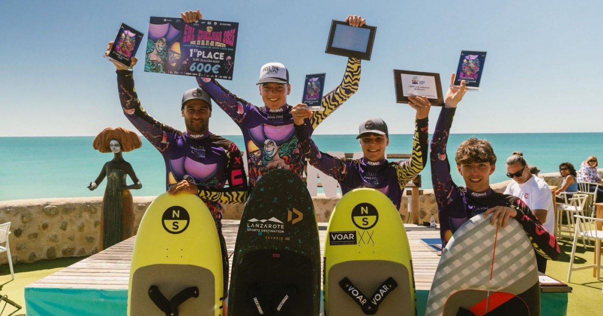 Manuel Morillo Fiestas es proclamado campeón de España de Wingfoil