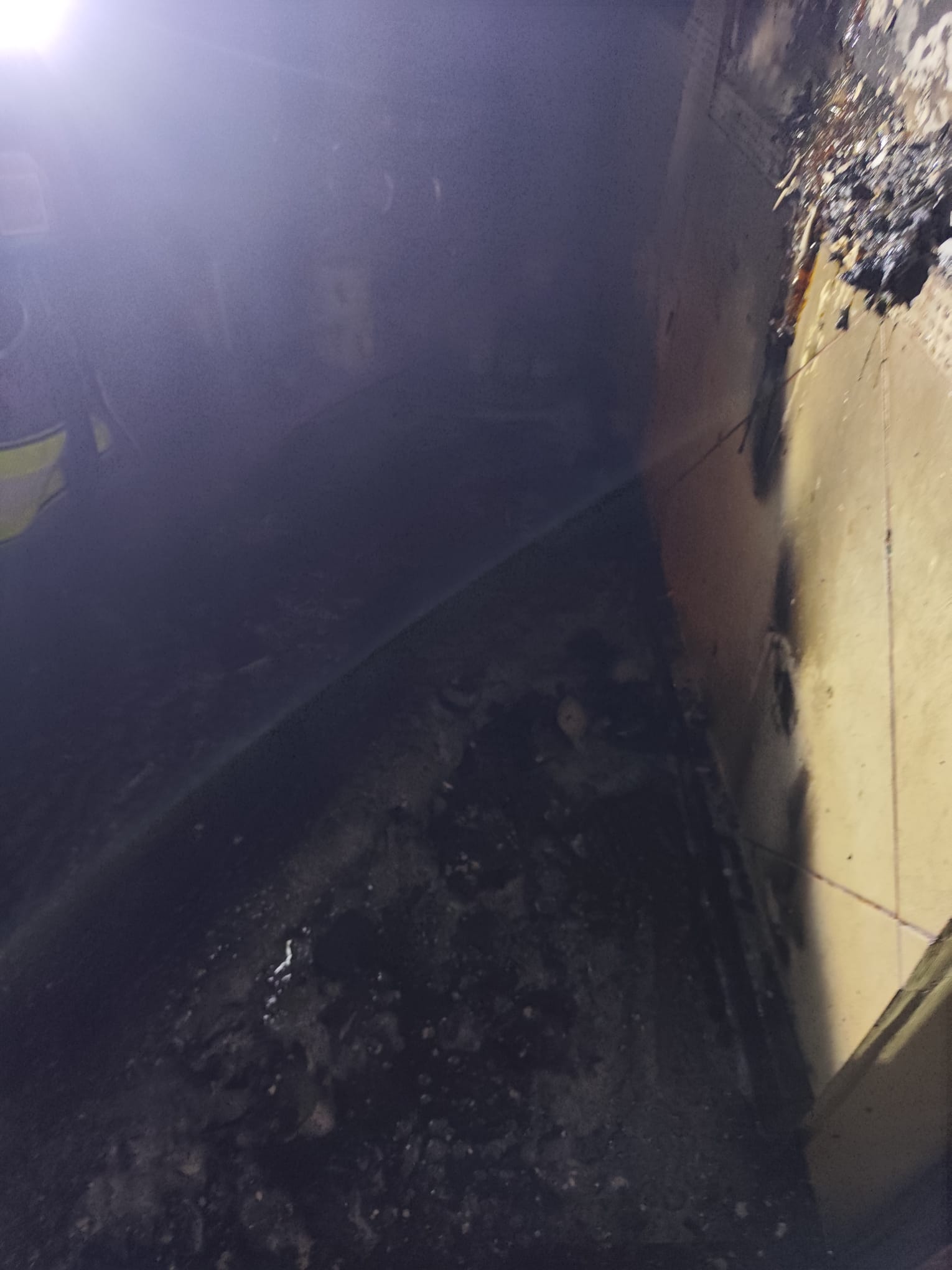 Incendio en una vivienda de Tías 