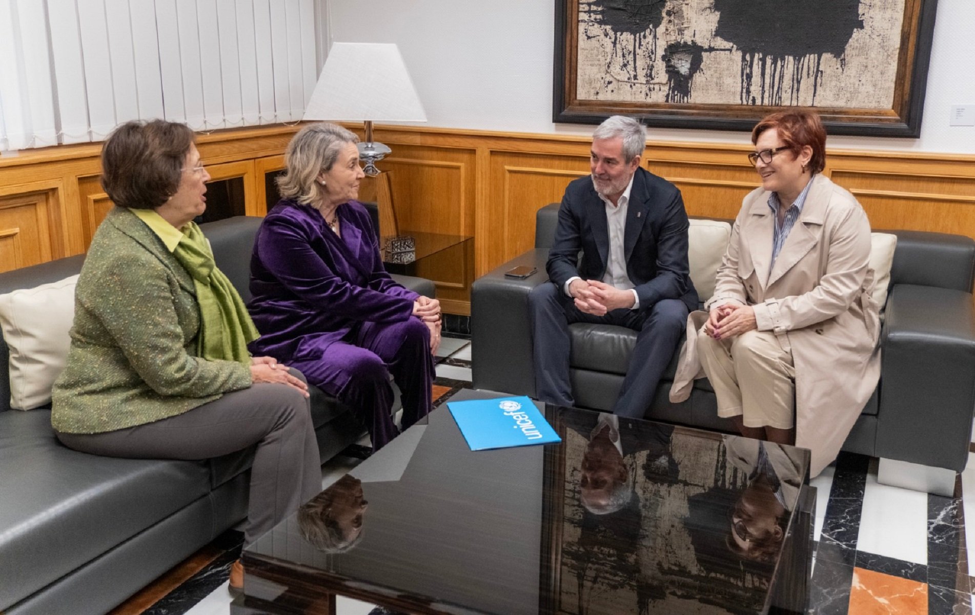 Reunión nueva presidenta de UNICEF.