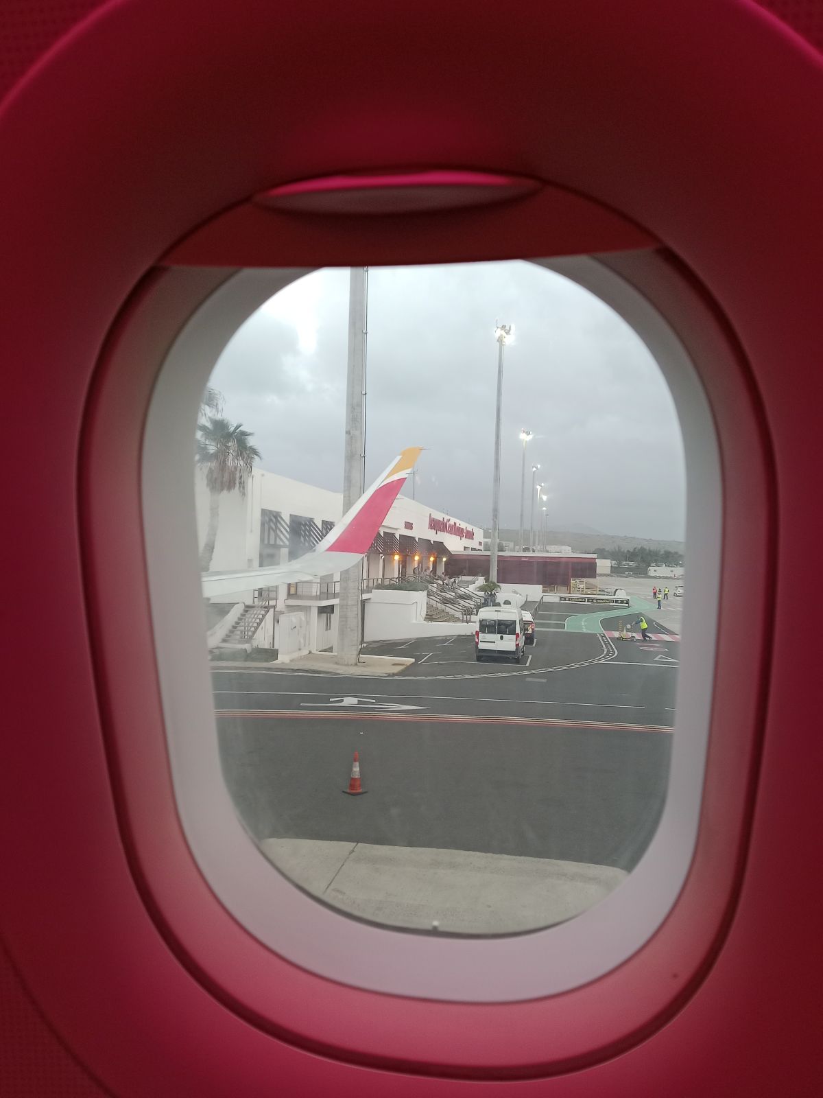 Vuelo de Iberia Express en Lanzarote. Foto: David Merino.