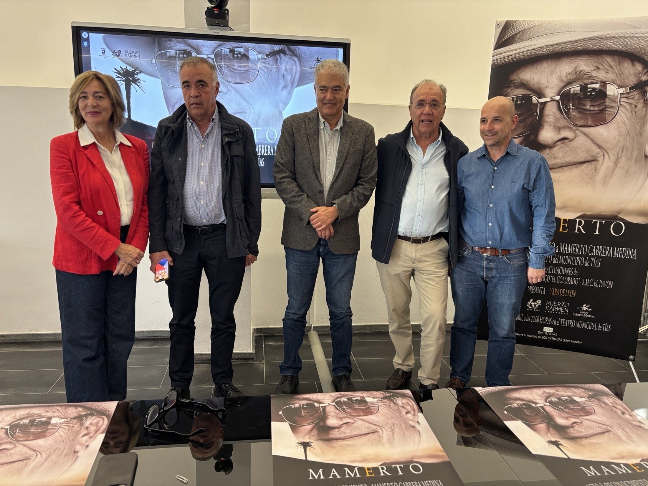 Presentación del acto de reconocimiento a Mamerto Cabrera Medina