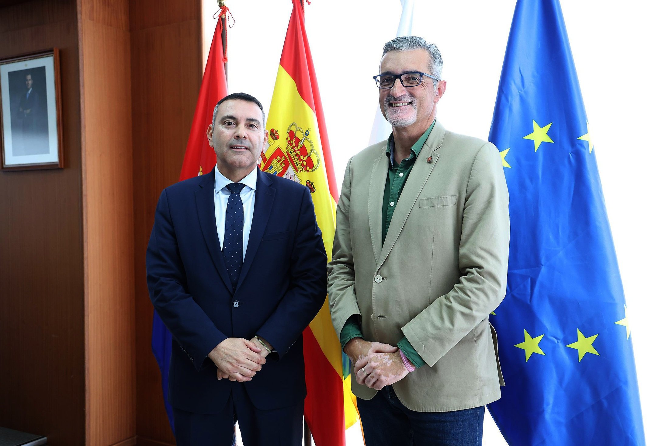 Marci Acuña y Oswaldo Betancort