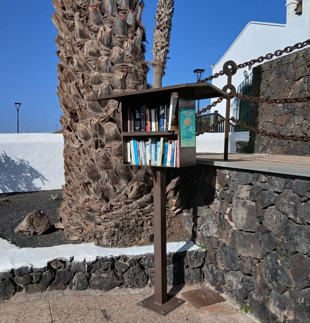 Una de las casitas de libros