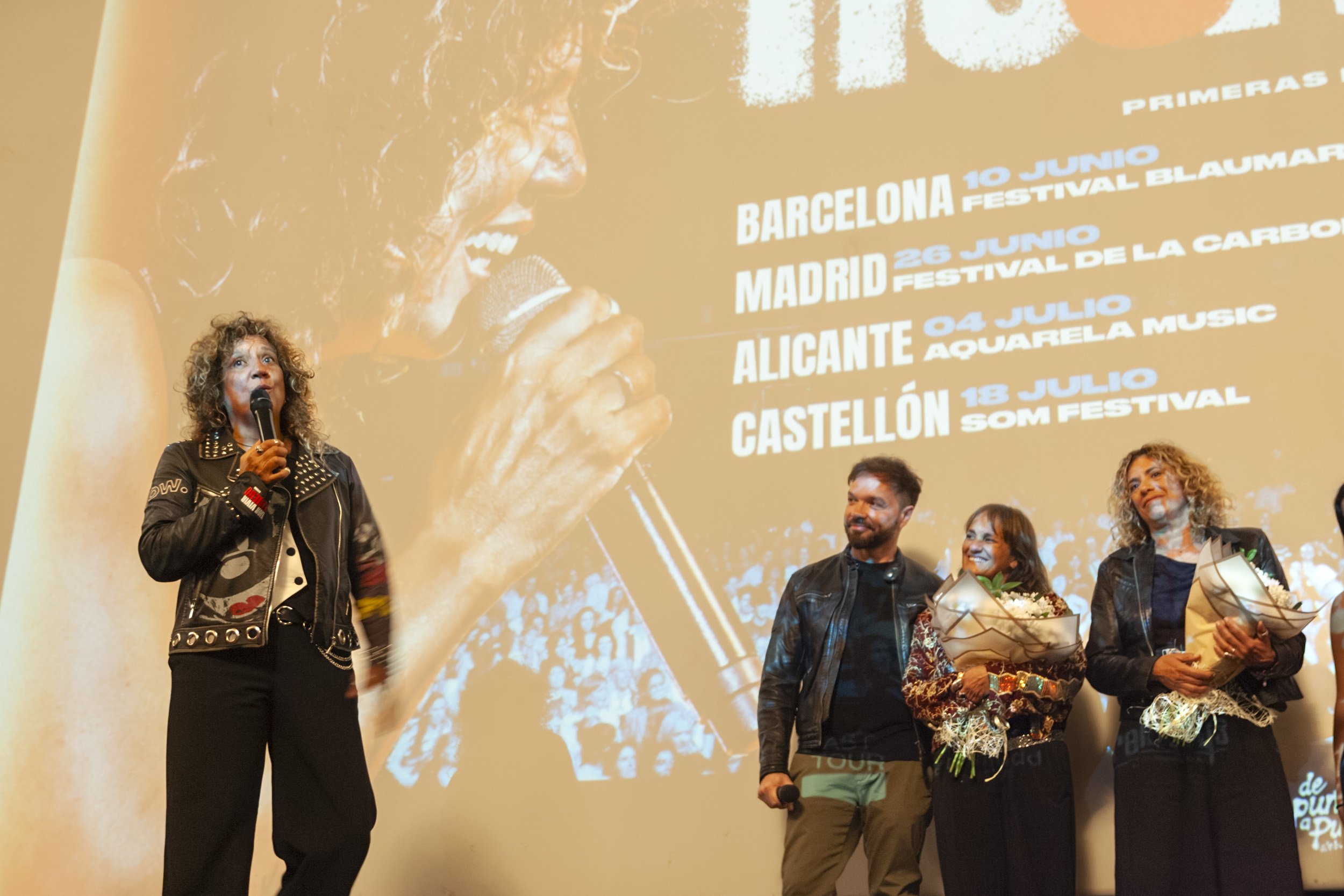 Estreno del documental de Rosana en Lanzarote. Fotos: Juan Mateos.