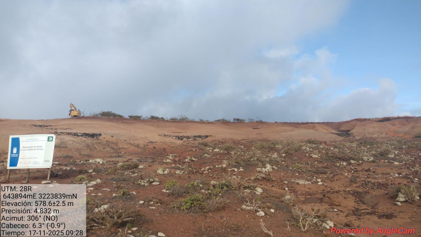Trabajos de restauración de las cumbres de Famara Trabajos de restauración de las cumbres de Famara