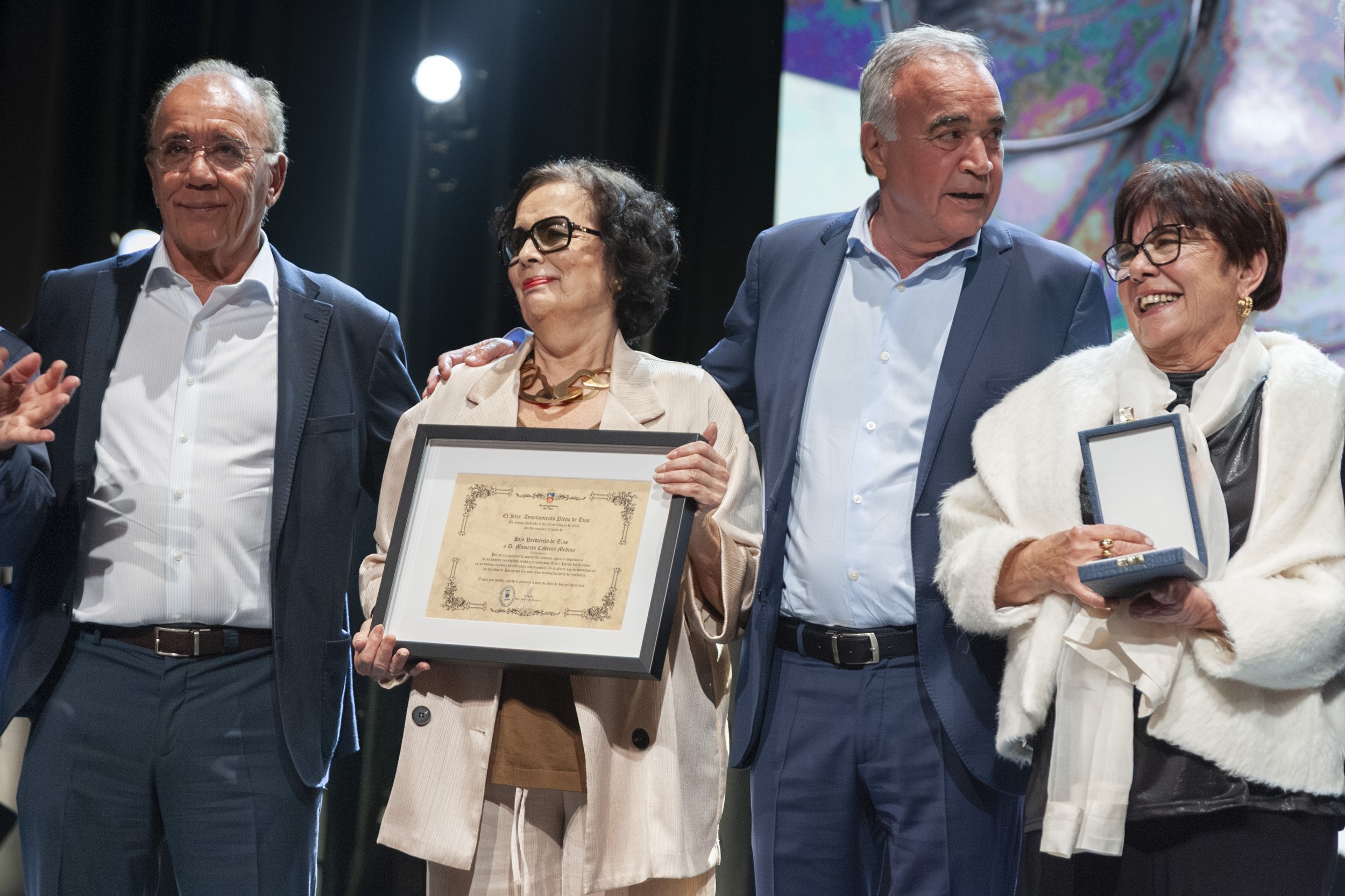 Acto de reconocimiento a Mamerto Cabrera en Tías (Fotos: Juan Mateos) Acto de reconocimiento a Mamerto Cabrera en Tías (Fotos: Juan Mateos)