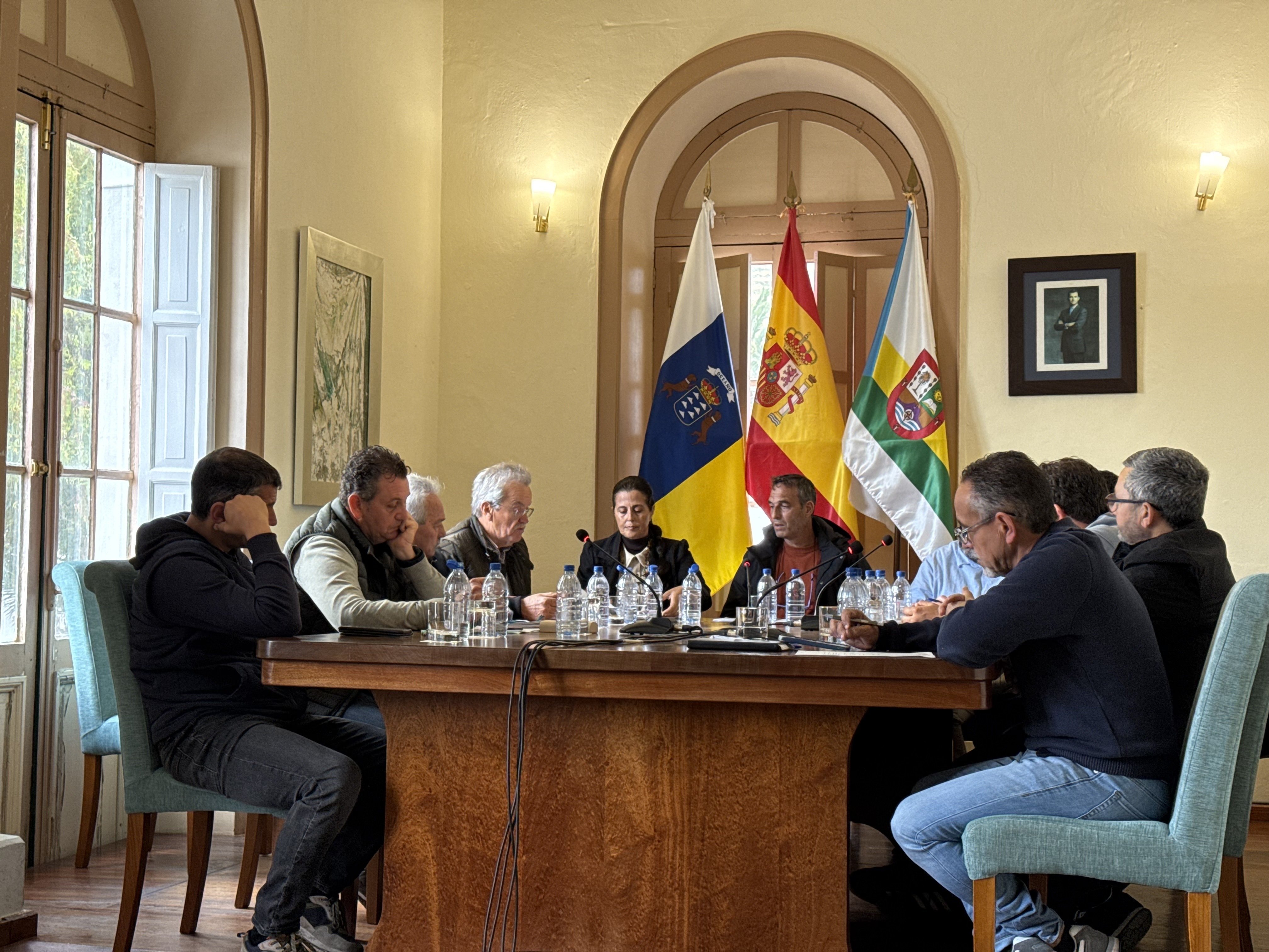 Pleno del Ayuntamiento de Haría.