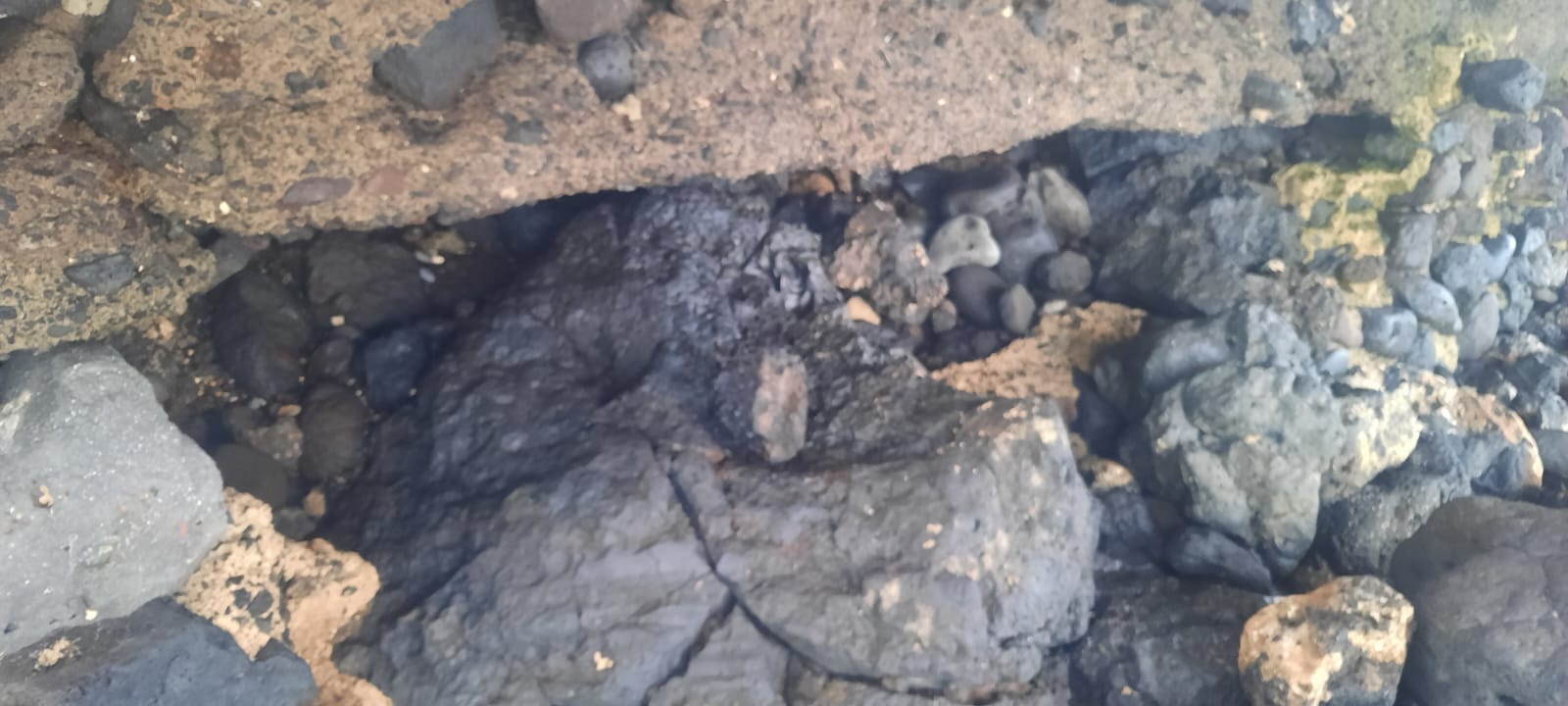 Desperfectos en la pasarela de Arrieta