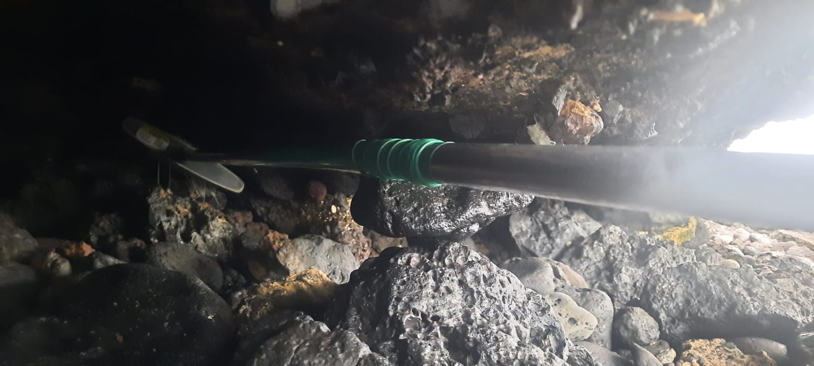 Desperfectos en la pasarela de Arrieta