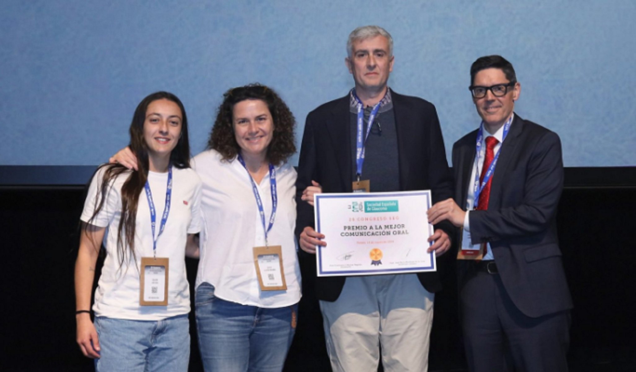 Premio a la mejor comunicación oral.