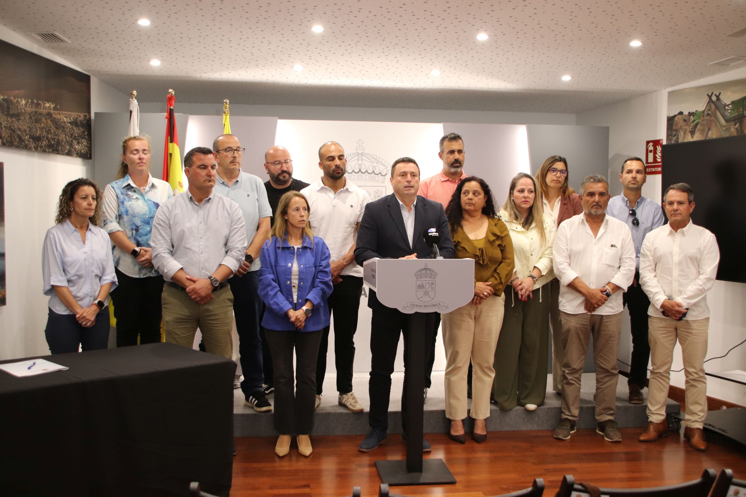 El alcalde de Yaiza leyó la Declaración aprobada en Pleno
