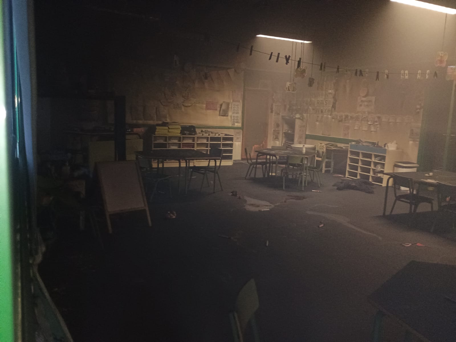 Actos vandálicos en el colegio Los Geranios 