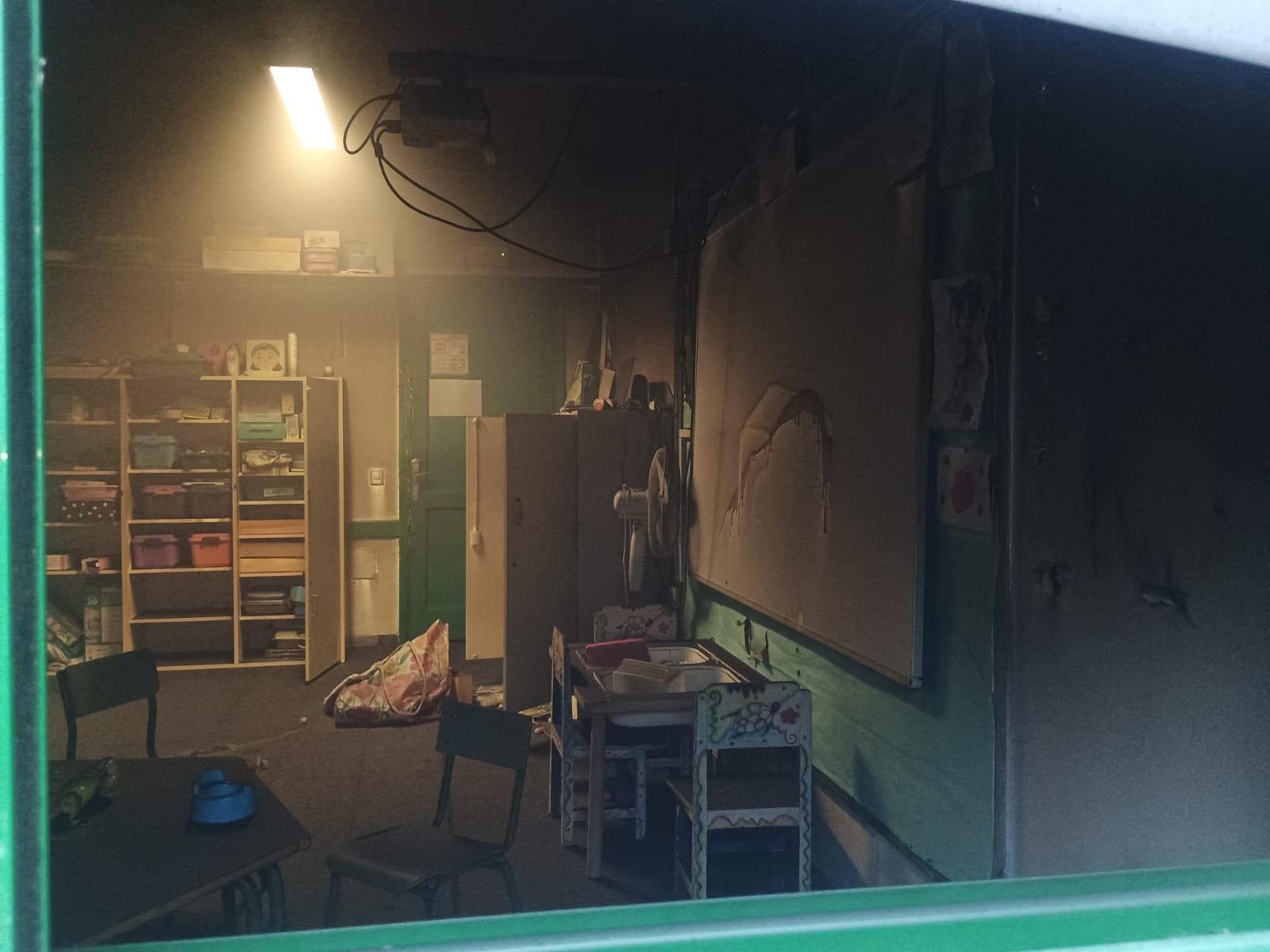 Actos vandálicos en el colegio Los Geranios 