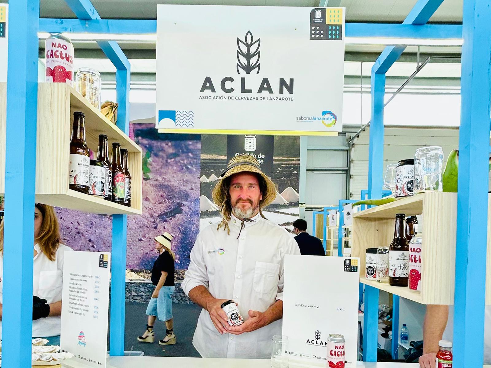 Hernán Martín, presidente de la Asociación de Cerveceros de Lanzarote (ACLAN)  en FEAGA