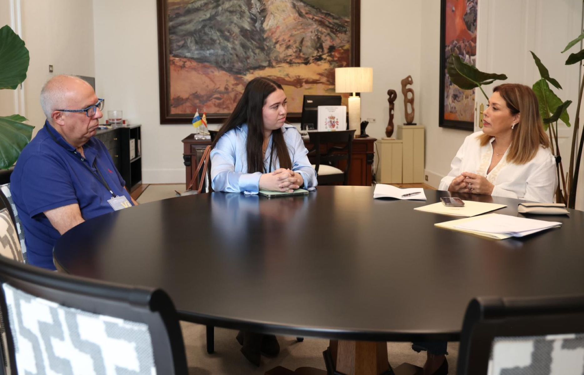 Ástrid Pérez, Agustina Torino y  José del Rosario