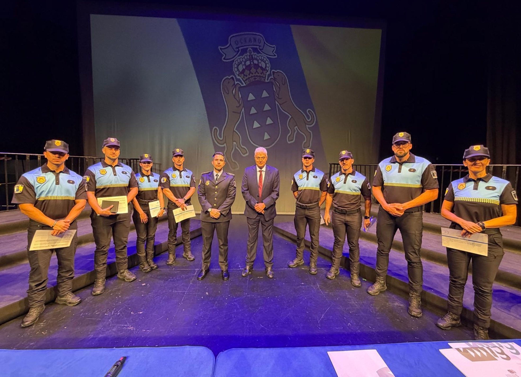 Graduación de ocho nuevos agentes de la Policía Local de Tías