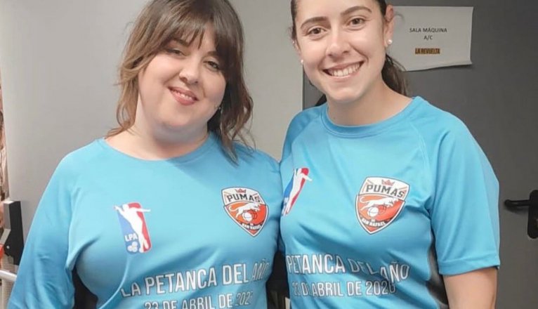 Sara Díaz con Lalachus. Foto: Instagram.