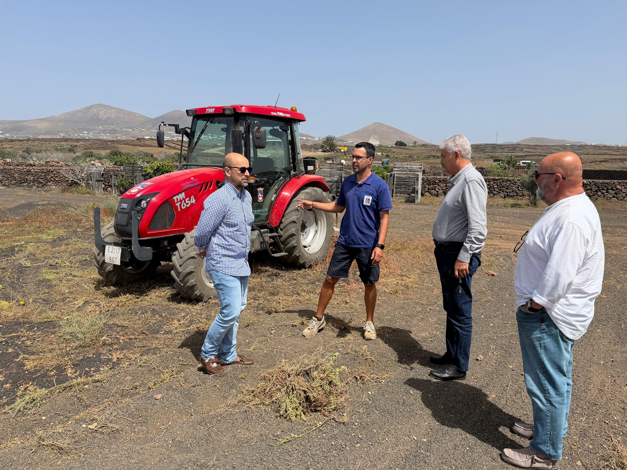 Supervisión de los trabajos por parte del Ayuntamiento de Tías