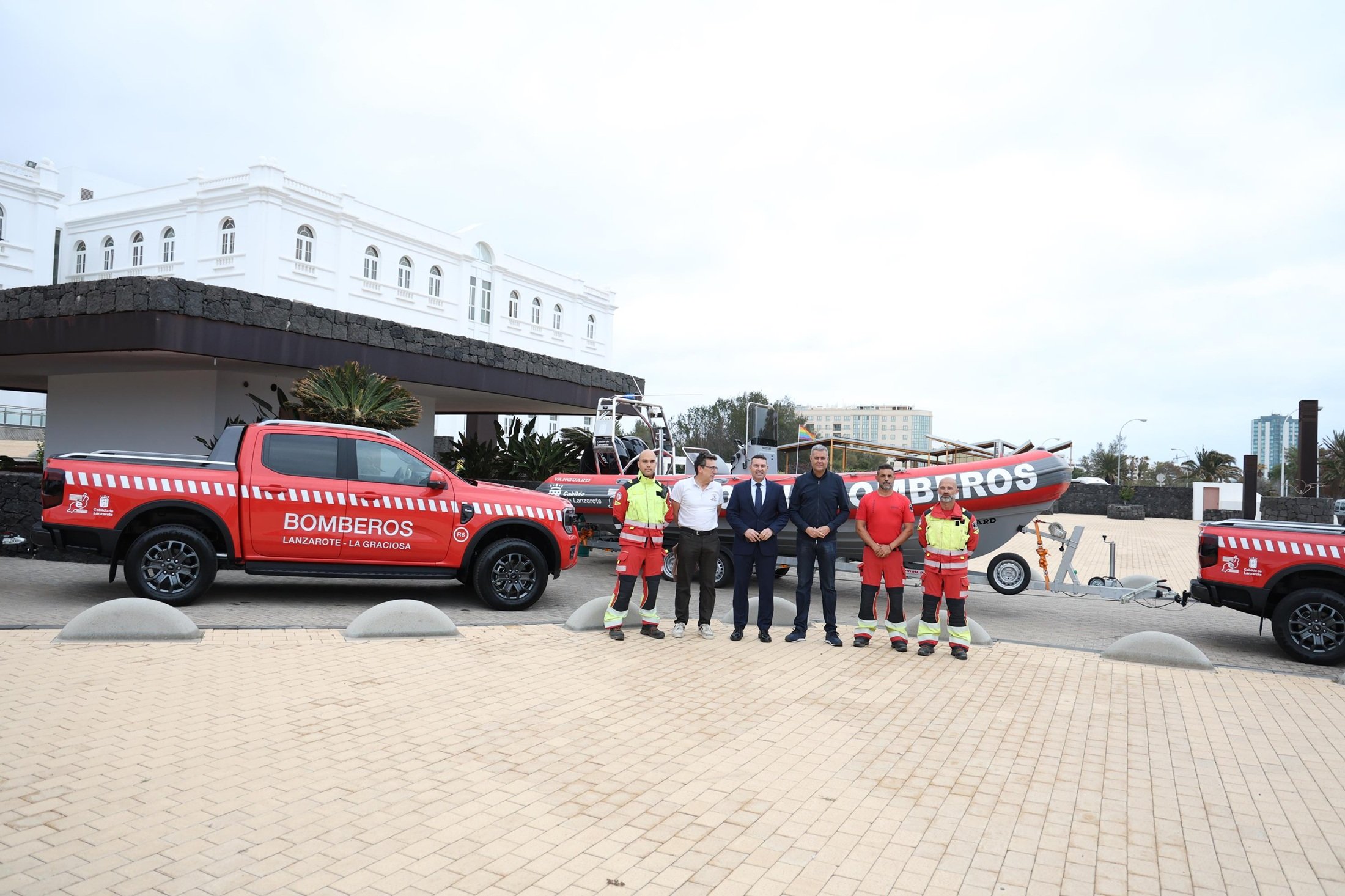 Presentación de los vehículos del Consorcio de Emergencia