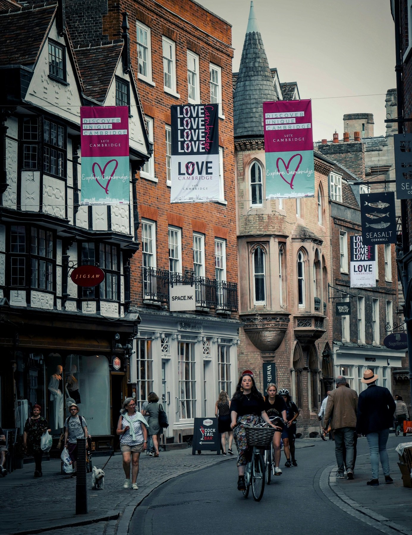 Una calle de Cambridge