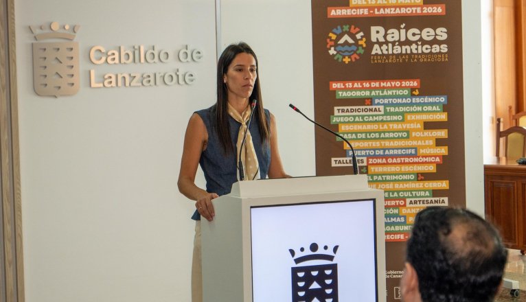 Aroa Ravelo, en la presentación de Feria 'Raices Atlánticas'