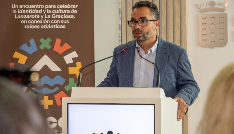 Echedey Eugenio, en la presentación de Feria 'Raices Atlánticas'
