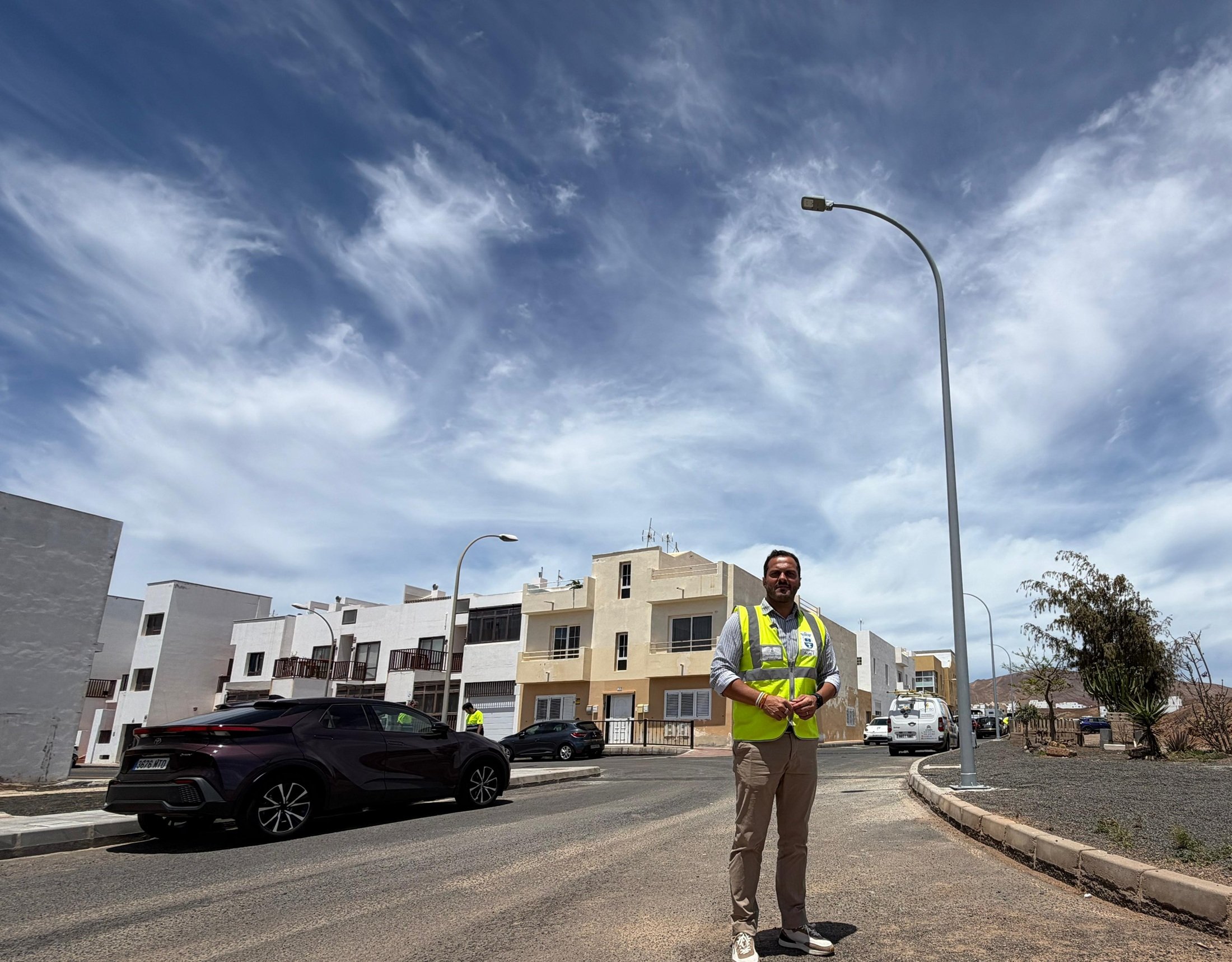 Arrecife ha instalado alumbrado público en esta zona de Argana Alta