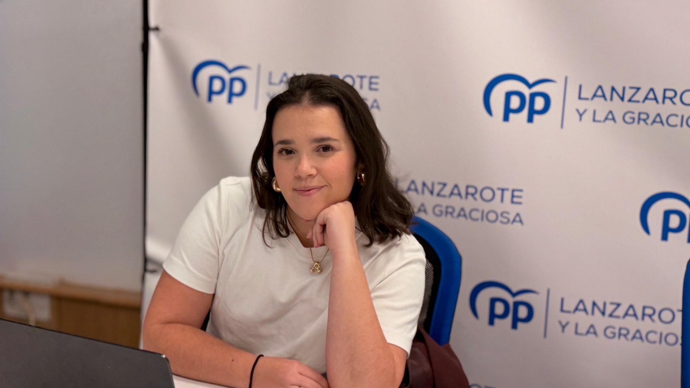 La presidenta de NNGG Lanzarote y La Graciosa, Ana Hernández