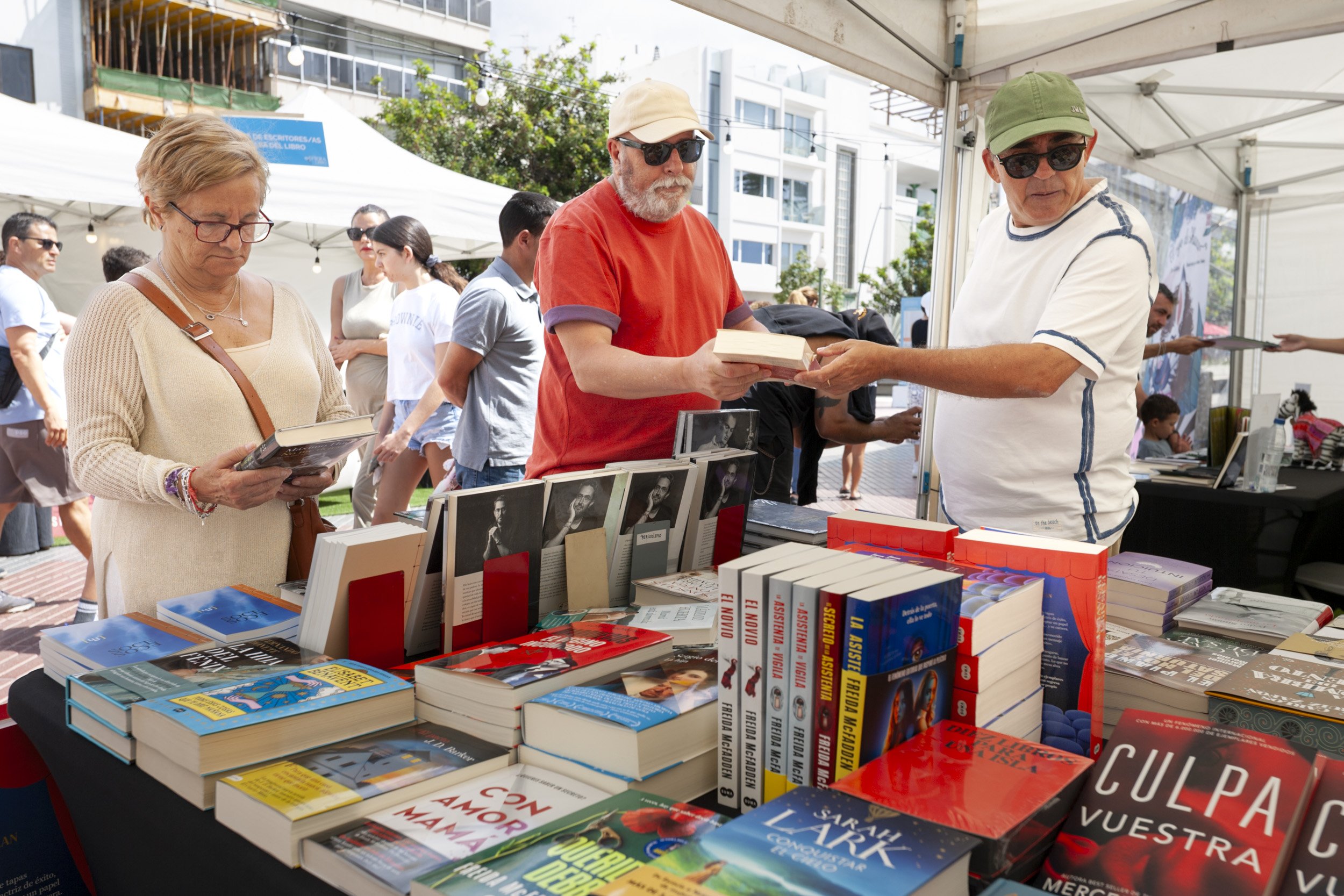 Celebración de la Fiera del Libro de Lanzarote. Fotos: Juan Mateos.