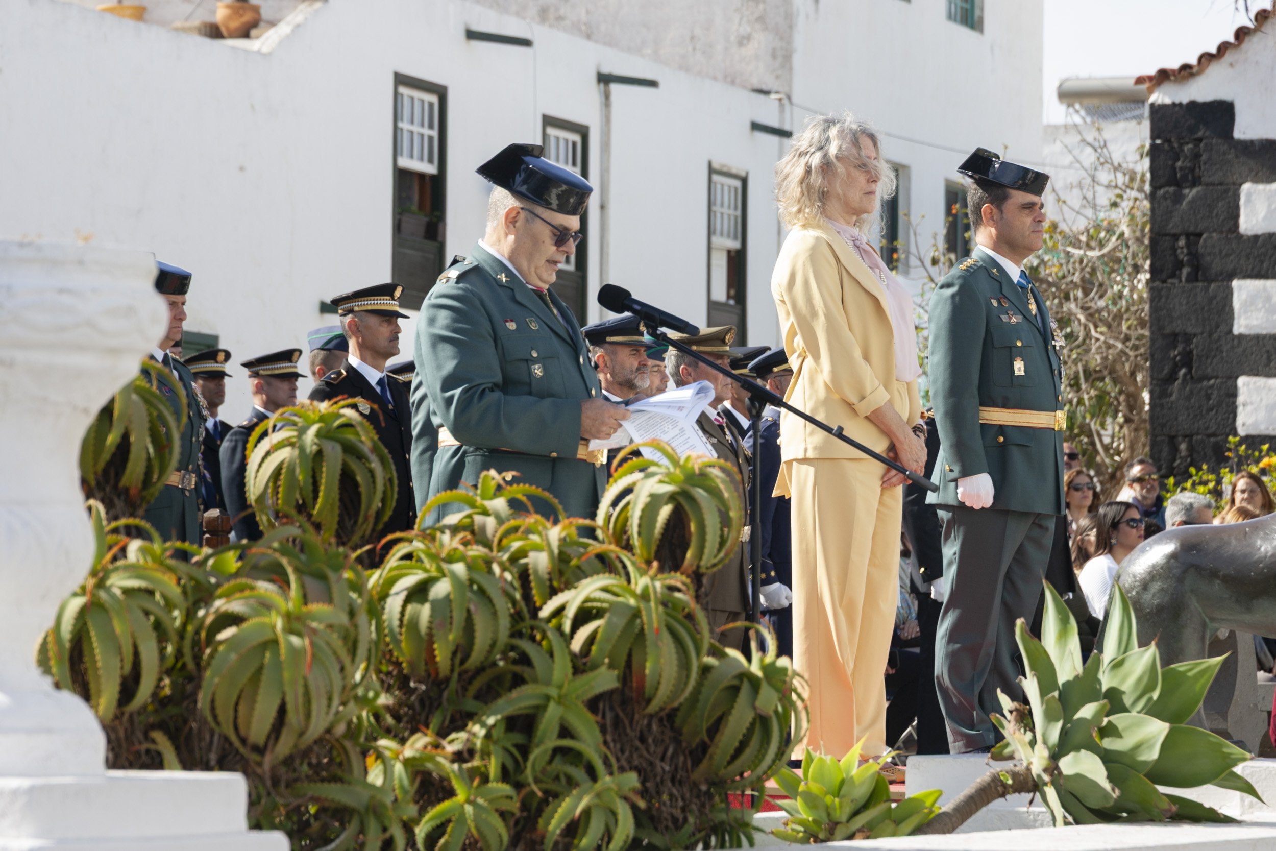 Acto conmemorativo de la Guardia Civil en Teguise. Foto: Juan Mateos Acto conmemorativo de la Guardia Civil en Teguise. Foto: Juan Mateos