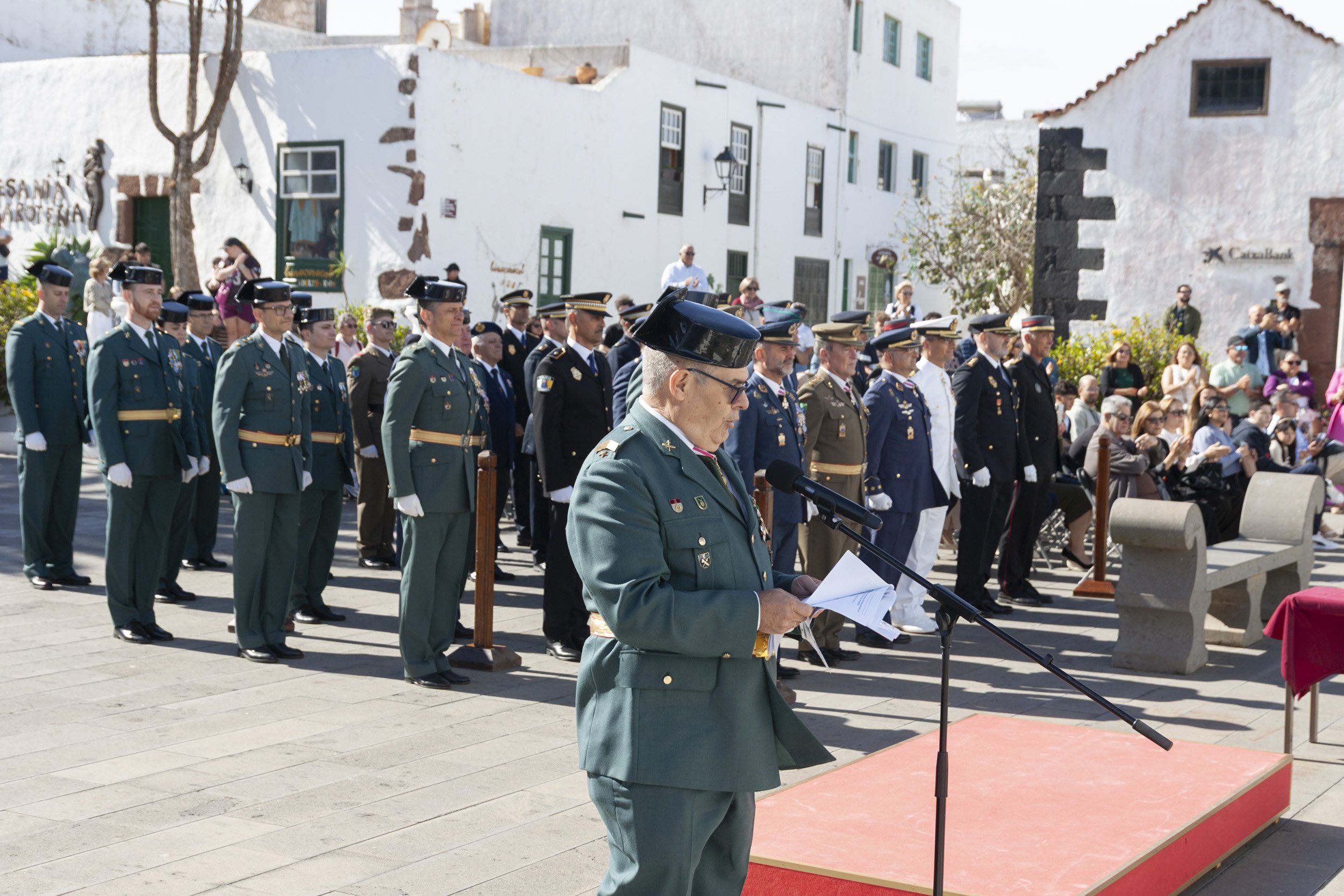 Acto conmemorativo de la Guardia Civil en Teguise. Foto: Juan Mateos Acto conmemorativo de la Guardia Civil en Teguise. Foto: Juan Mateos