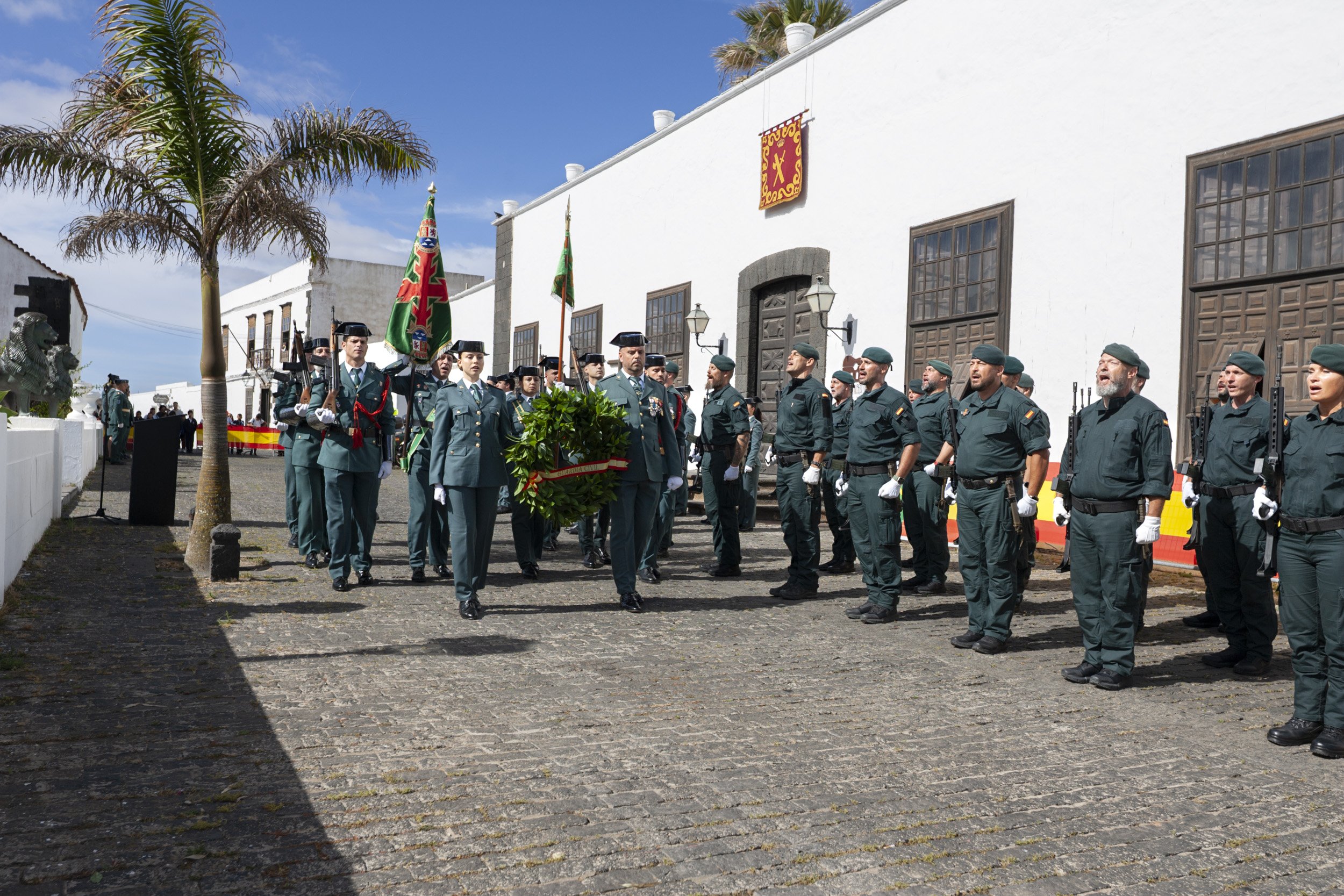 Acto conmemorativo de la Guardia Civil en Teguise. Foto: Juan Mateos Acto conmemorativo de la Guardia Civil en Teguise. Foto: Juan Mateos