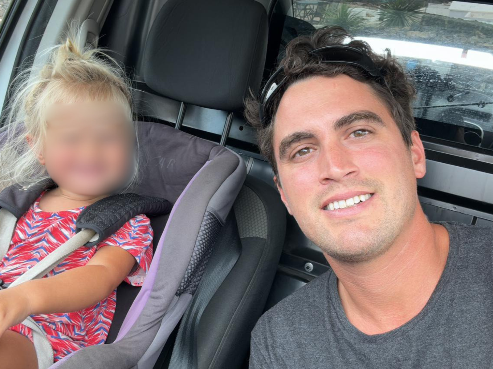 Gerónimo Fernández y su hija en una fotografía. Foto: Cedida.