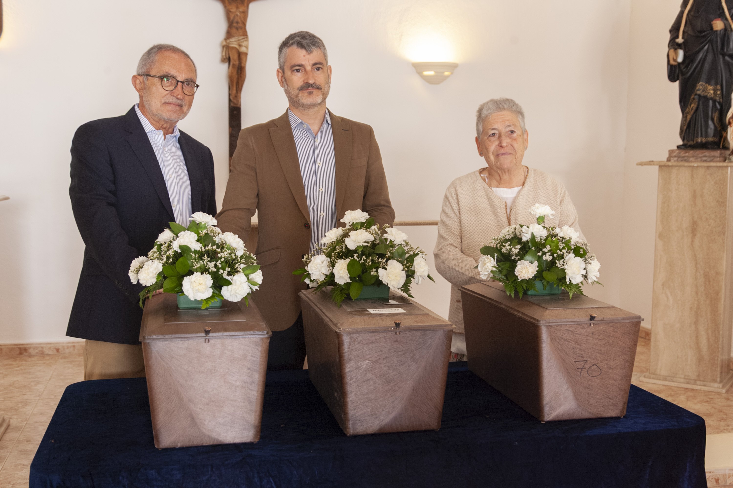 Exhumación de tres pescadores del Domenech de Varó. Fotos: Juan Mateos.