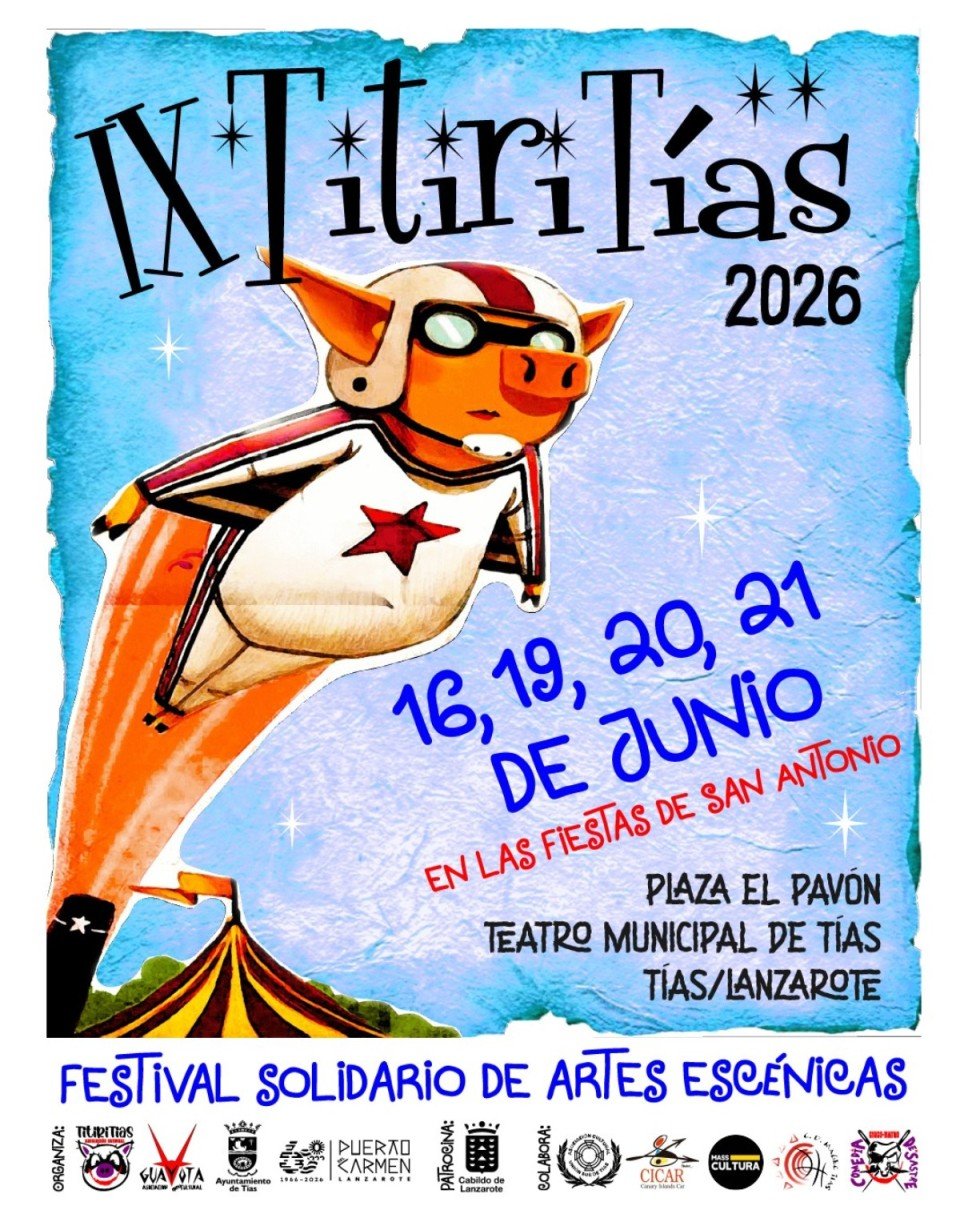 Cartel Titiritías 2026 Cartel Titiritías 2026