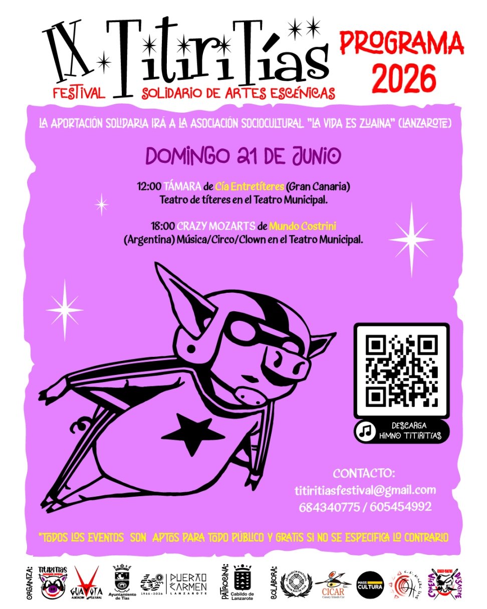Agenda 2 TITIRITÍAS 2026 Agenda 2 TITIRITÍAS 2026