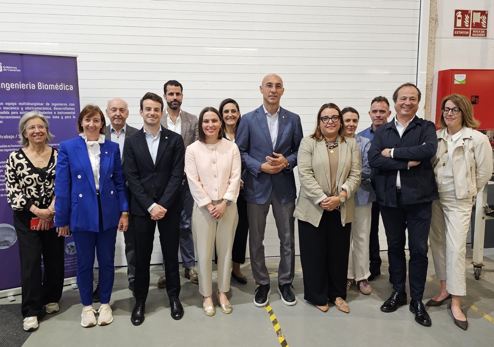 Foto de familia con ambas delegaciones la andorrana y la canaria. Innovación. Foto de familia con ambas delegaciones la andorrana y la canaria. Innovación.