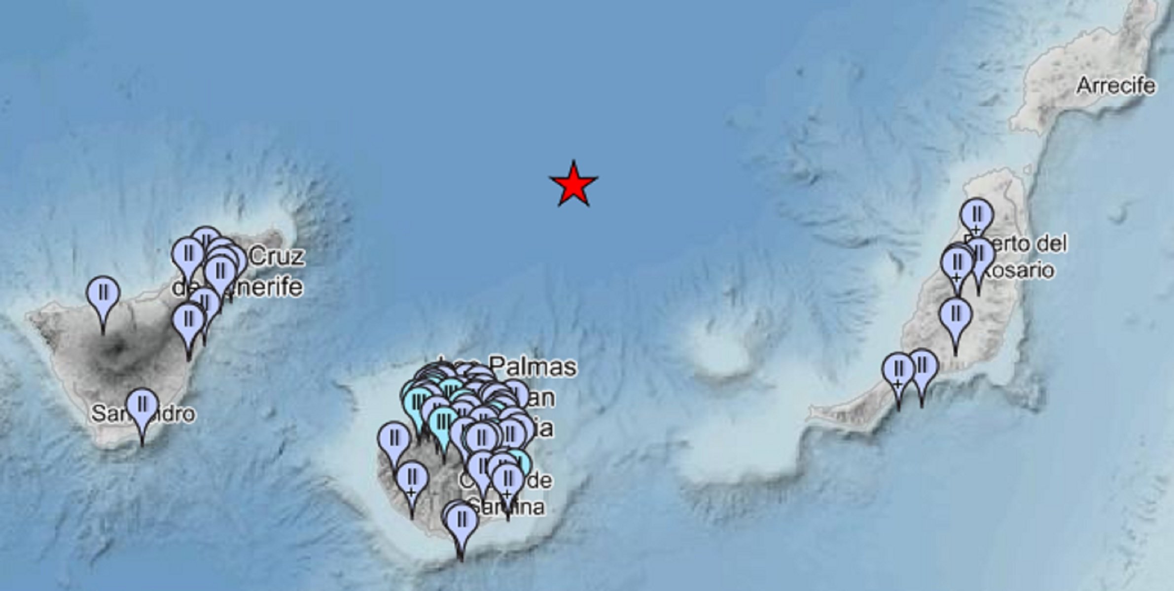 Seísmo sentido en varias islas de Canarias Seísmo sentido en varias islas de Canarias