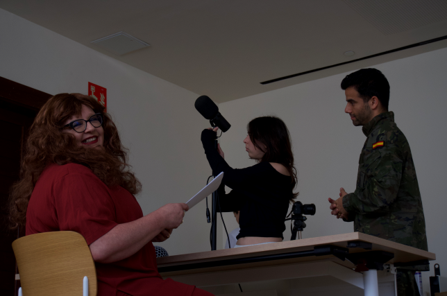 Grabación de cortometraje 'De mujer a mujer' Grabación de cortometraje 'De mujer a mujer'