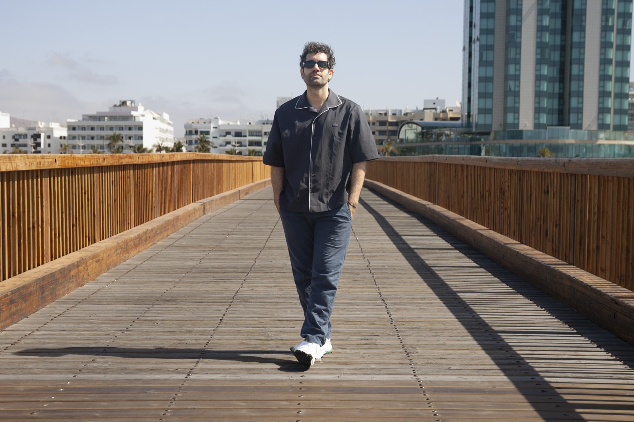 El actor Tamar Novas en el Islote de Fermina. Foto: Juan Mateos El actor Tamar Novas en el Islote de Fermina. Foto: Juan Mateos