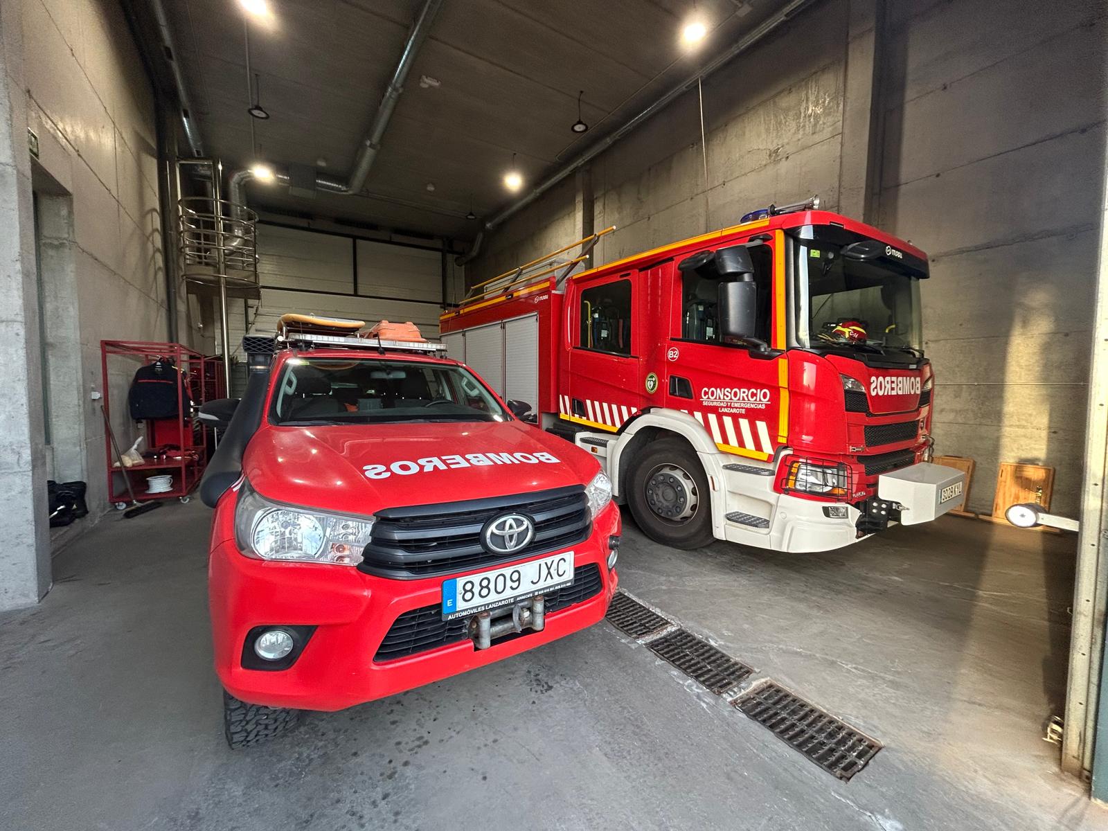 Bomberos del Consorcio.