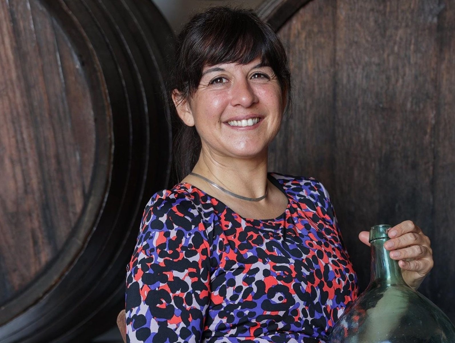Amor López, propietaria de la Bodega Erupción en Lanzarote