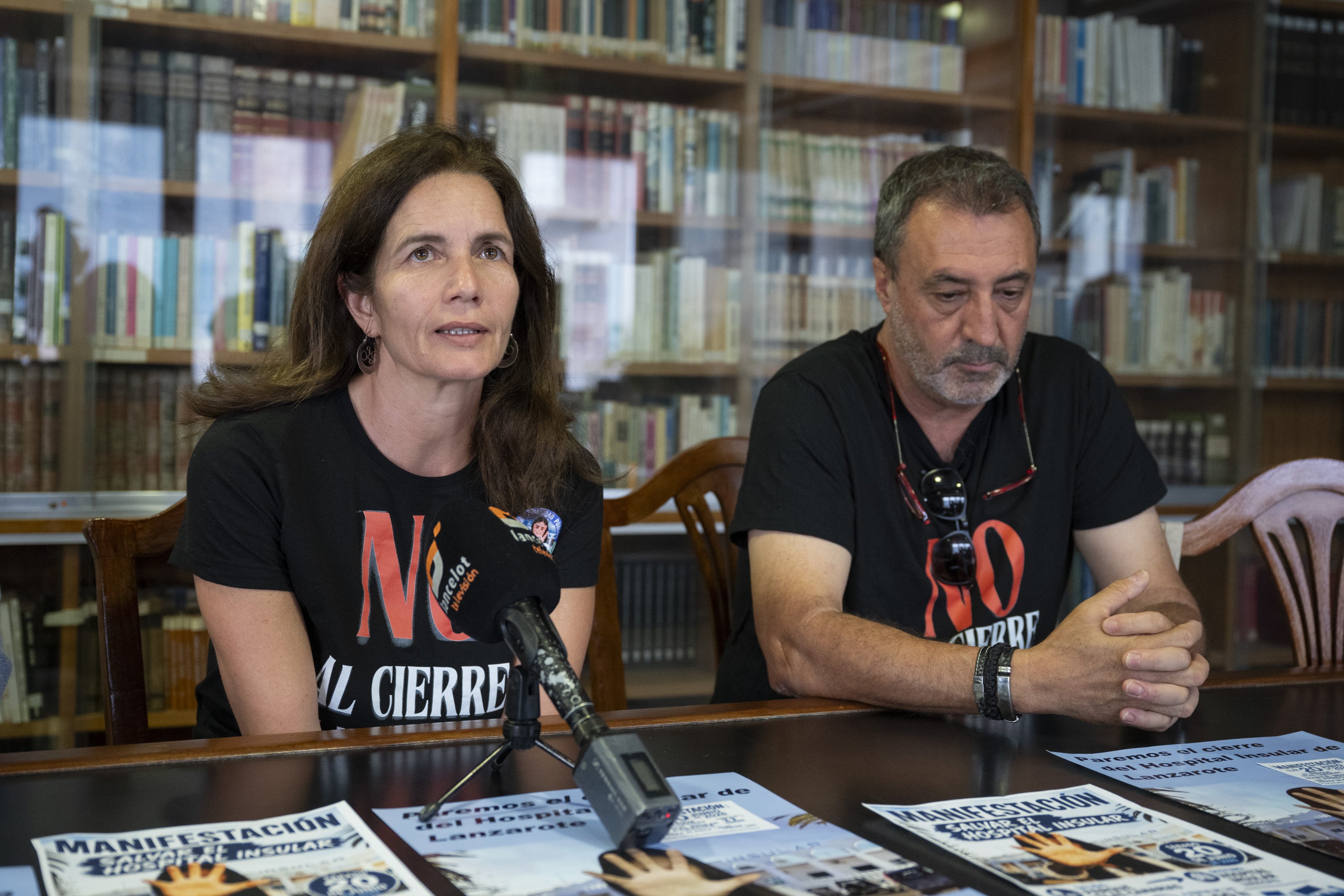 Rueda de prensa de la plataforma por el Hospital Insular 