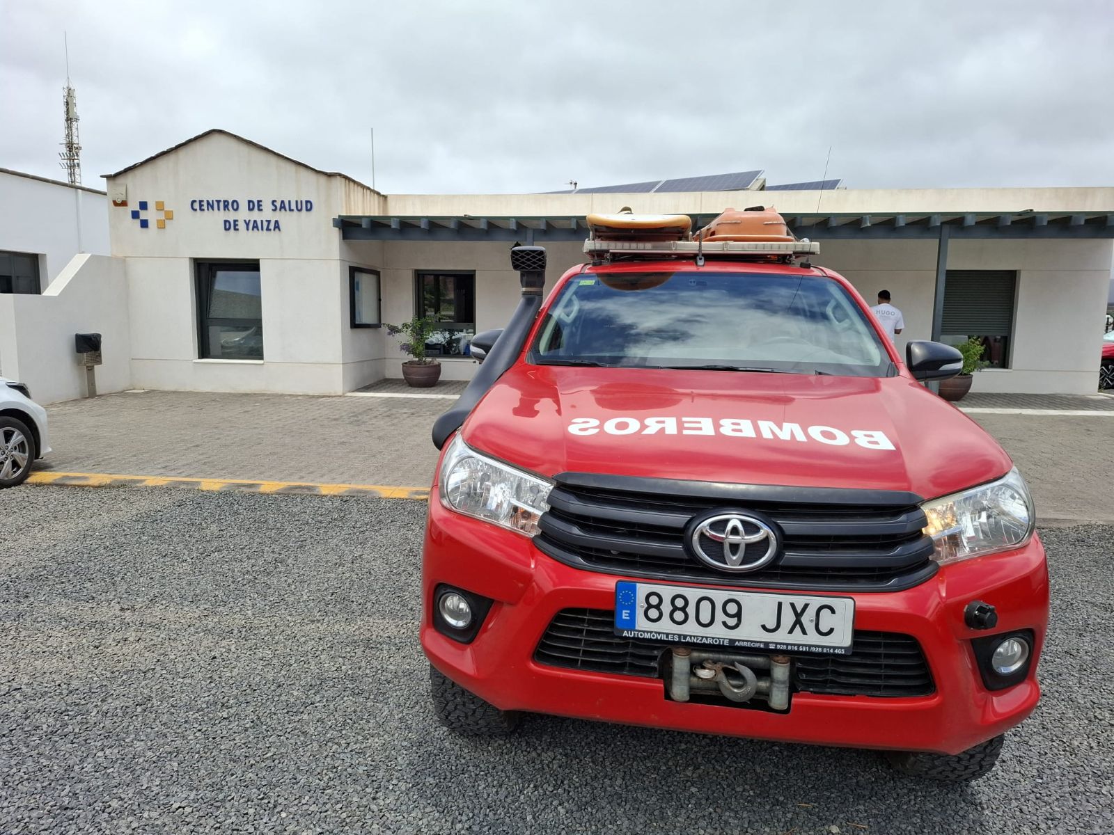 Vehículo de los bomberos 