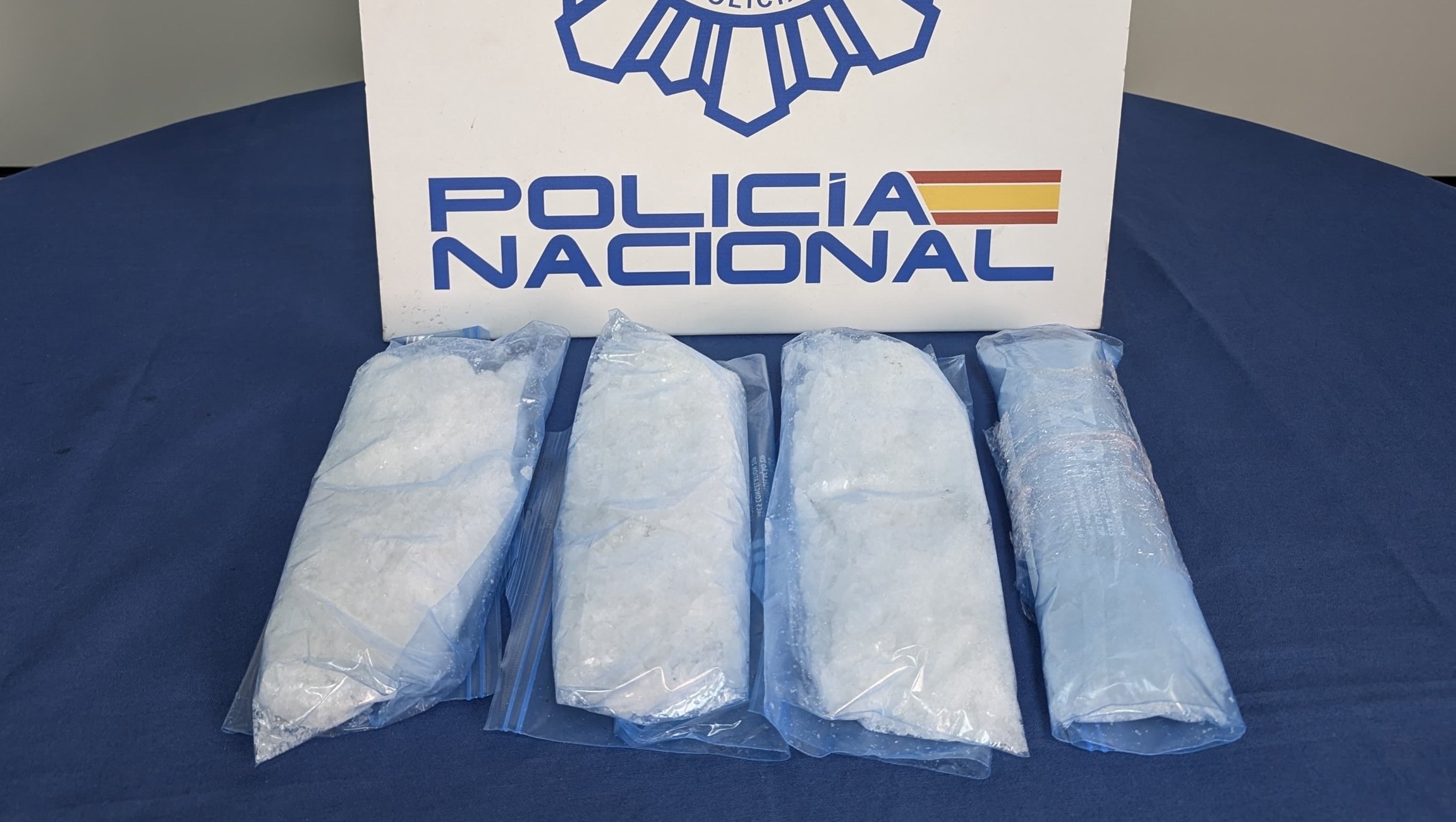 Un kilo de metanfetamina interceptado en Canarias.