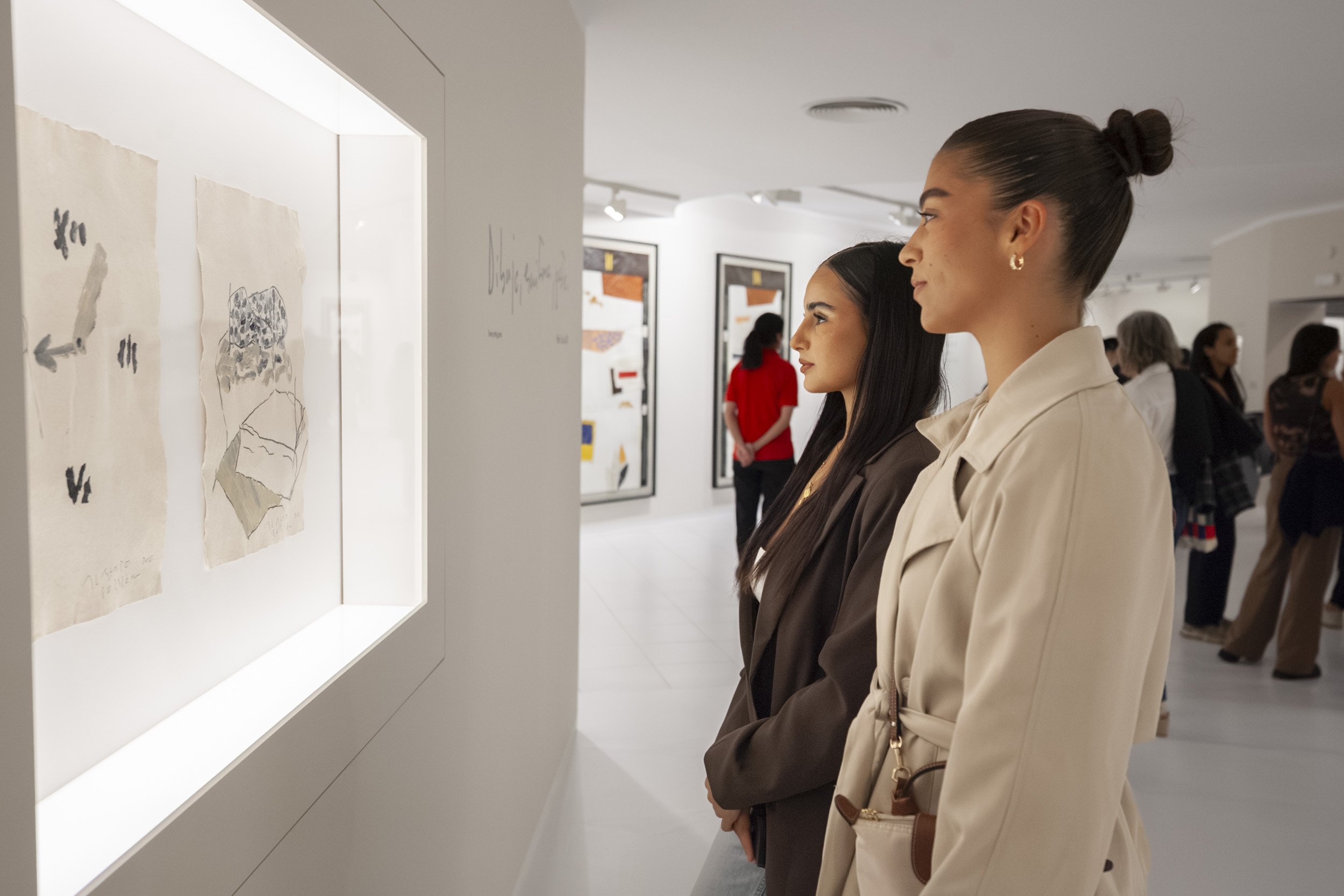 Inauguración de la exposición de Alberto Corazón en la FCM. Foto: Juan Mateos.