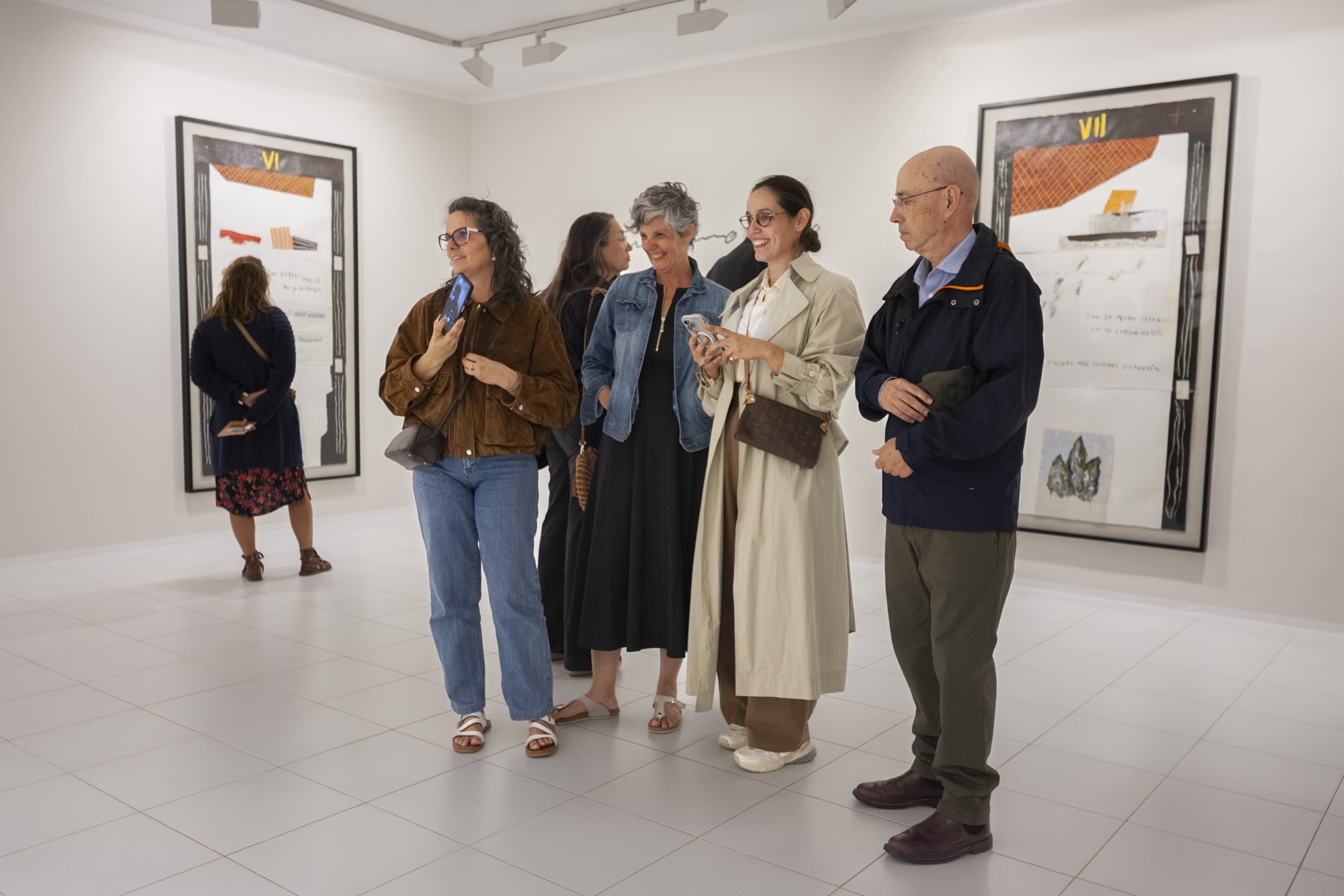 Inauguración de la exposición de Alberto Corazón en la FCM. Foto: Juan Mateos.