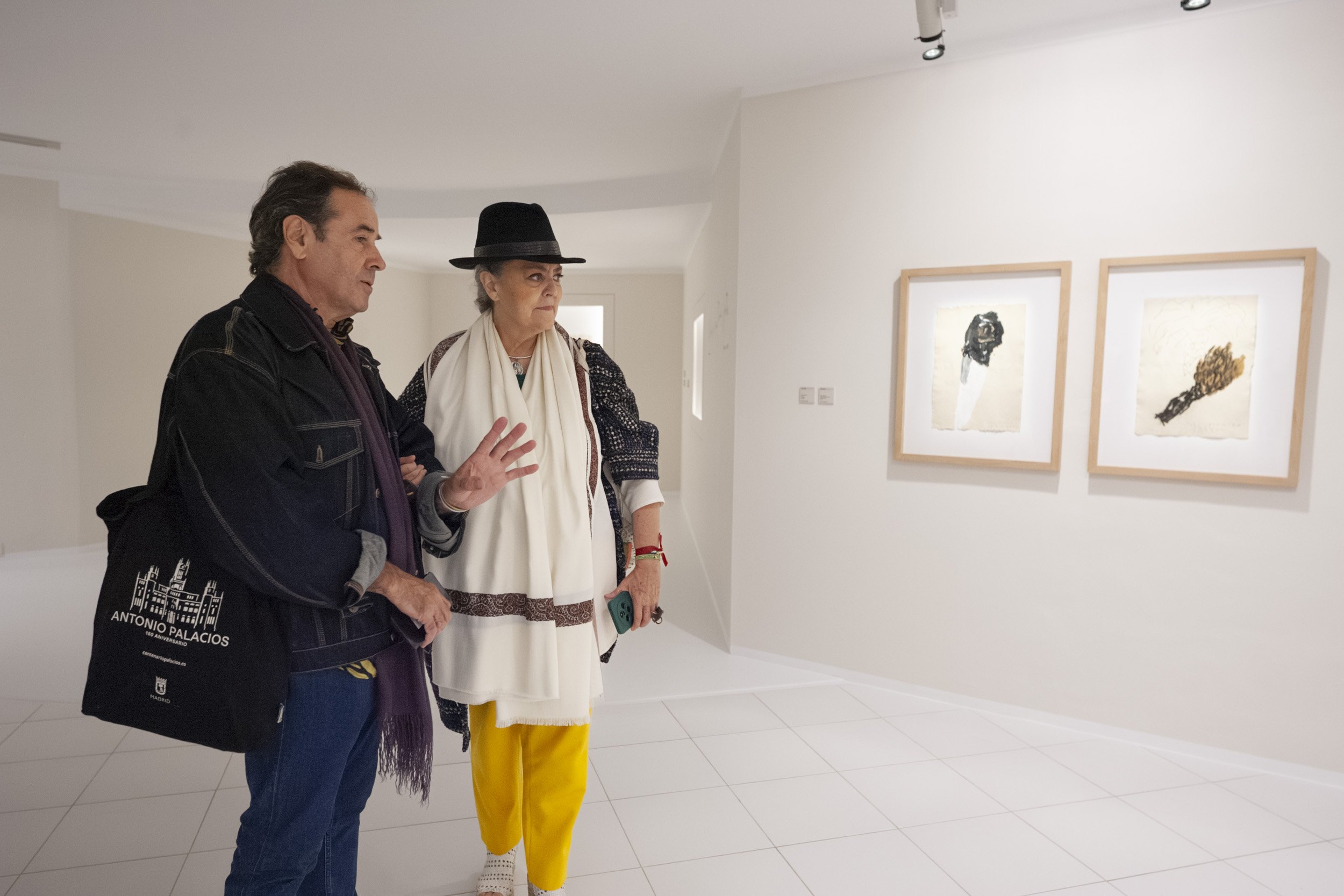 Inauguración de la exposición de Alberto Corazón en la FCM. Foto: Juan Mateos.