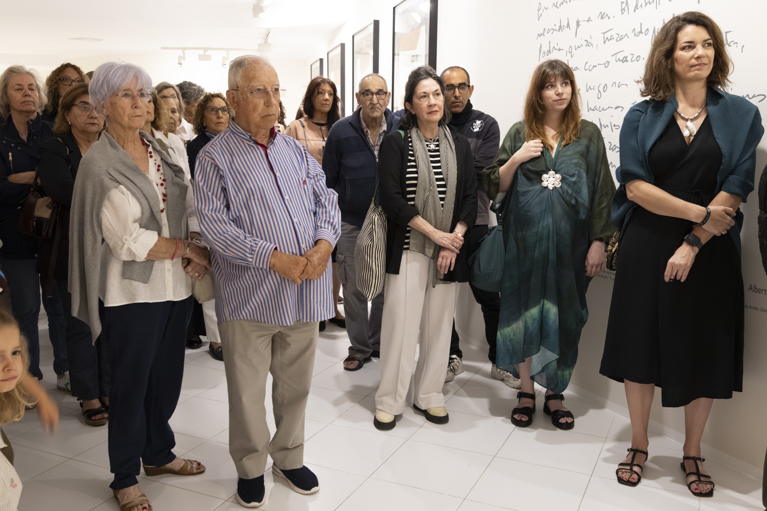 Inauguración de la exposición de Alberto Corazón en la FCM. Foto: Juan Mateos.